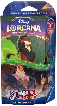 Disney Lorcana TCG: Shimmering Skies Starter Emerald/Steel